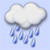 It is forcast to be Rain Showers at 10:00 PM PST on February 02, 2023